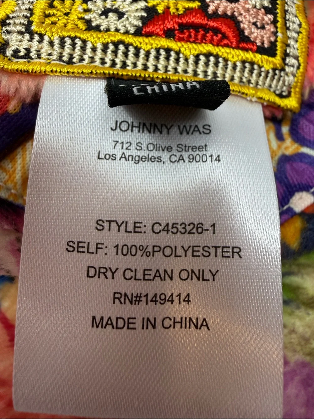 Johnny Was NWT Reversible Joan Wrap Jacket Blue Size M - Picture 13 of 15